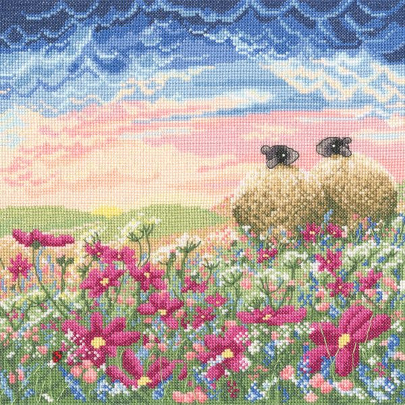 Ladybird in the Meadow Cross Stitch Kit, Bothy Threads