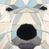 Polar Bear Embroidery Kit, Cinnamon Stitching