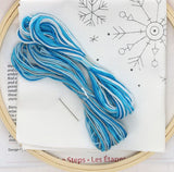 Snow Day Embroidery Kit, Leisure Arts LAK51123