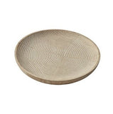 Desert Dunes Chunky Wooden Dish, Candle Stand  - 20cm