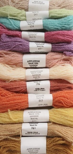 Appletons Crewel Wool, Tonal Set Of 12 – Sew Inspiring UK