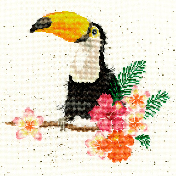 Toucan of my Affection Cross Stitch Kit, Bothy Threads XHD21