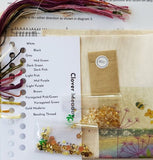Clover Meadow Embroidery Kit, Beaks and Bobbins