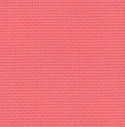 Aida 14 count Fabric, Zweigart 14ct FAT QUARTER -Coral 4018