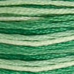 DMC Stranded Cotton Variegated Green 125