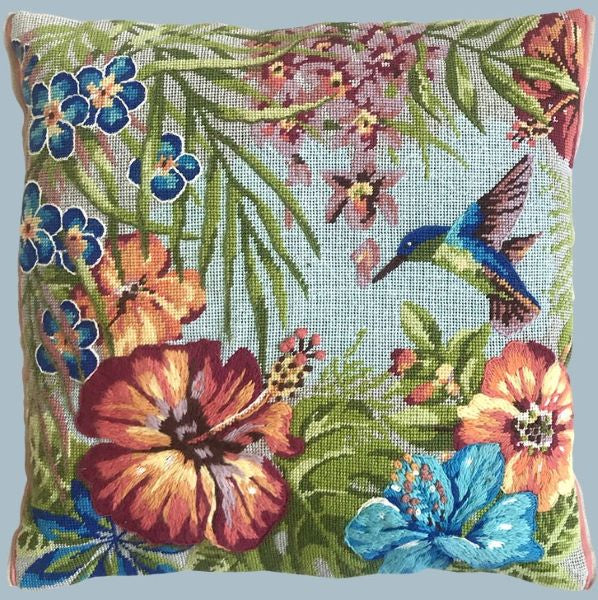Glorafilia Tropical Tapestry Kit Needlepoint Kit, Hummingbird Sew