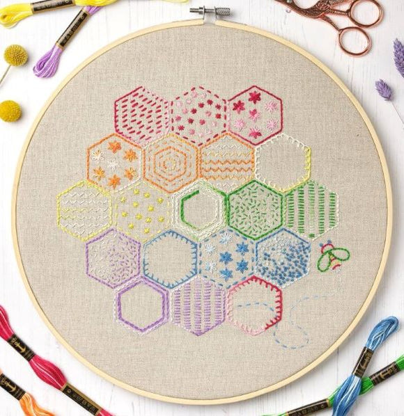 Honeycomb Embroidery Kit, Anchor PE134
