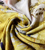 Scarf - Klimt Portrait of Adele Soft Cotton Blend Fabric Scarf / Shawl