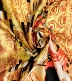 SILK Scarf - Klimt The Kiss Silk Fabric Scarf / Shawl