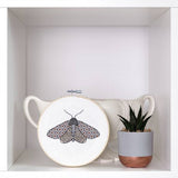Moth Blackwork Embroidery Cross Stitch Kit, Anchor ABW0002