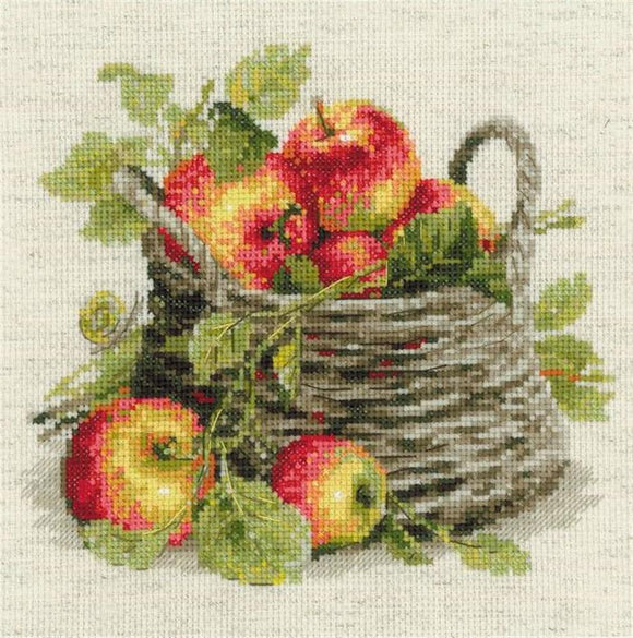 Ripe Apples Cross Stitch Kit, Riolis R1450