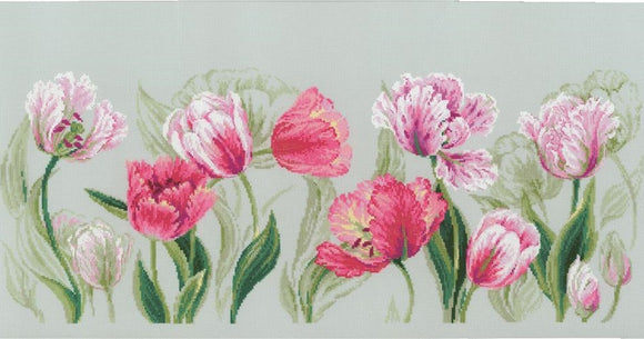 Spring Tulips Cross Stitch Kit, Riolis R100/052