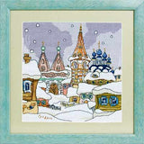Winter Landscape Cross Stitch Kit, Panna AS-0606
