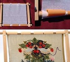Tapestry Frame, Cross Stitch Embroidery Clip Roller Frame 12" x 18"