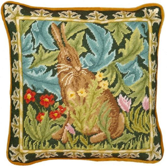 William Morris Woodland Hare Tapestry Needlepoint Kit, Bothy Threads