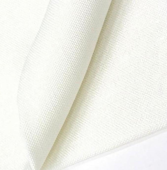 Zweigart Brittney Evenweave Fabric, 28 count FAT QUARTER - Antique White 101