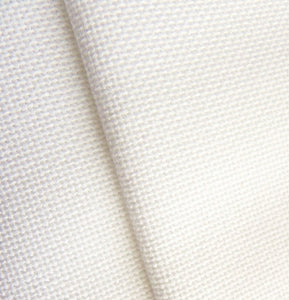 Zweigart Lugana Evenweave Fabric, 25 count PER METER -White 100