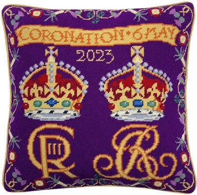 Coronation Tapestry Kit, Needlepoint Kit, One Off Needlework