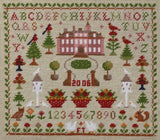 English Country House Sampler Tapestry Needlepoint Kit, The Fei Collection