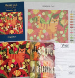 Ginger Cat Tapestry Kit, Heritage Crafts