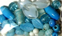 Glass Beads - Luxury Bead Pack - Baby Blue 2513