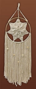 Macrame Kit, Wall Hanging Cotton Knot Kit Natural Star 24"