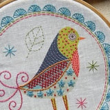 Birdie 1 Embroidery Kit, Nancy Nicholson