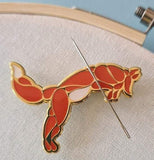 Fox Embroidery Kit, Paraffle Embroidery