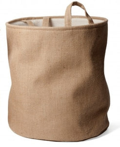 Natural Storage Basket with Handles, Needlework Organiser Bag - 46cm