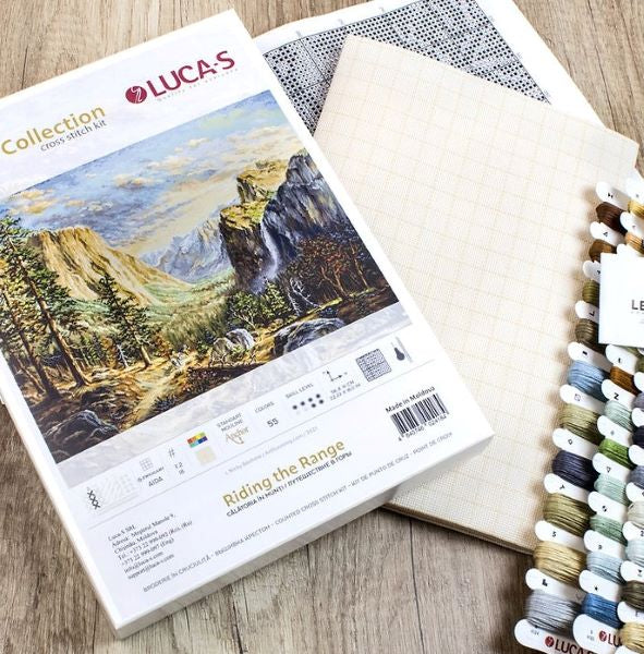 Riding the Range Cross Stitch Kit, Lucas B612 (Large) Sew Inspiring UK