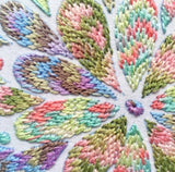 Abstract Splash Embroidery Kit, Cinnamon Stitching