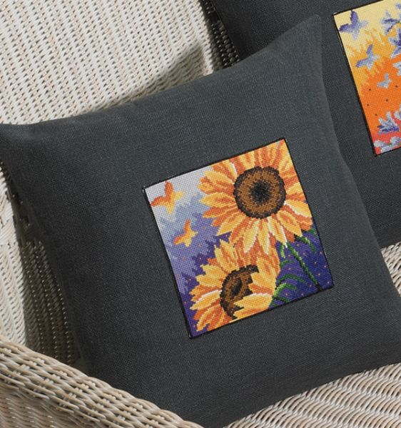 Sunflowers Cross Stitch Kit, Permin 83-3142