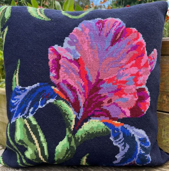 Iris my Case Tapestry Kit, Appletons Needlepoint