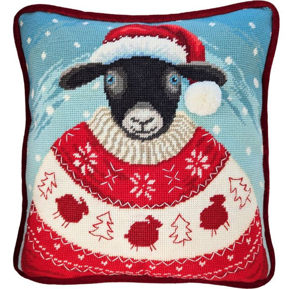 A Cosy Christmas Tapestry Kit, Needlepoint Kit Bothy Threads