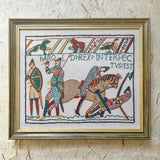 Bayeux Tapestry EMBROIDERY Kit Death of Harold, Crewel Embroidery Kit - Glorafilia