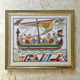 Bayeux Tapestry EMBROIDERY Kit Invasion, Crewel Embroidery Kit - The Crossing, Glorafilia