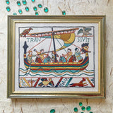 Bayeux Tapestry EMBROIDERY Kit Invasion, Crewel Embroidery Kit - The Crossing, Glorafilia