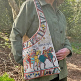 Bayeux Tapestry Needlepoint Shoulder Bag Kit, The Invasion, Glorafilia