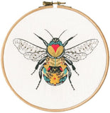 Bee Embroidery Kit, with hoop, Bothy Threads