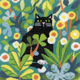 Black Cat Cross Stitch Kit , Heritage Crafts -Karen Carter