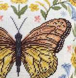 Botanical Butterfly Tapestry Kit, Needlepoint Kit Bothy Threads TAP13