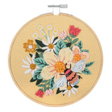 Busy Bee Embroidery Kit, with hoop, Trimits TCK101