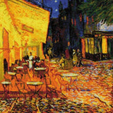 Cafe Terrace at Night, Van Gogh Cross Stitch Kit, Riolis R2217