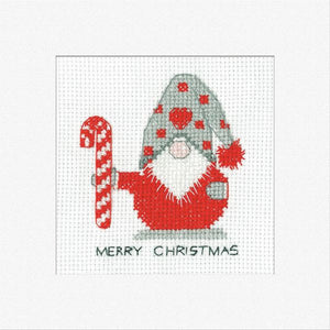 Christmas Gonk Card Cross Stitch Kits, Heritage Crafts