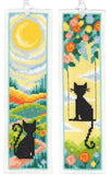 Cats in the Garden Cross Stitch Kit, Vervaco pn-0223852