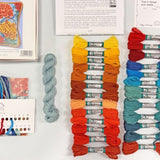 Caustic Chrysanthemums Tapestry Kit, Bothy Threads