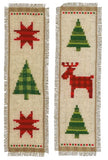 Checkered Christmas Trees Bookmarks Cross Stitch Kit, Vervaco PN-0147559
