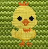 Chick Tapestry Kit, Needlepoint Starter, Sew Needlecraft