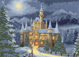 Christmas Fairytale Castle Cross Stitch Kit, Heritage Crafts JCFC1823