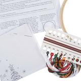 Christmas Snowman Embroidery Kit, with hoop, Trimits TCK120